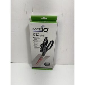 SonicIQ Laser Scissors Cuts Straight Fast Laser Guided Scissors Sonic IQ New